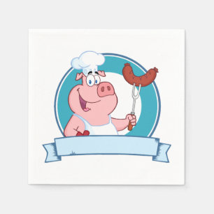Guardanapo De Papel Pig Chef Napkins