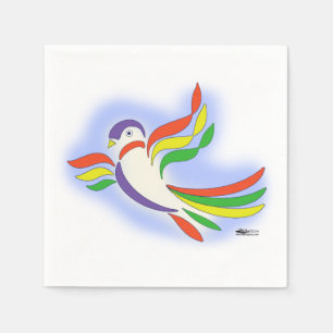Guardanapo De Papel Pigeon Stylized Bird