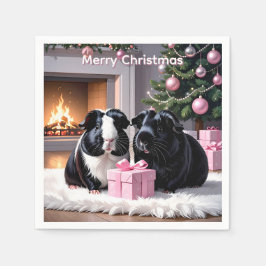 Guardanapo De Papel Pigres-guineenses e presentes no Natal