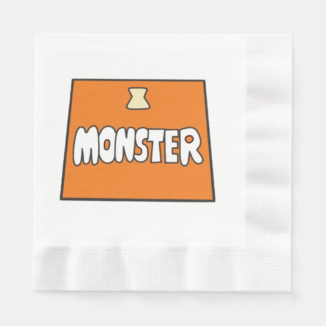 Guardanapo De Papel Pikamee Costume, monstro (Frente)