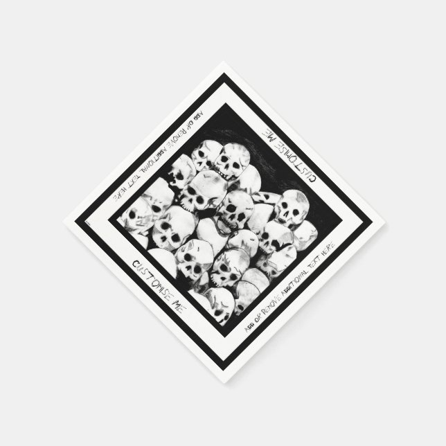 Guardanapo De Papel Pile-O-Skulls (Canto)