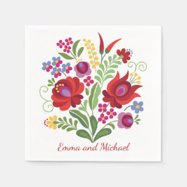 Guardanapo De Papel Pimentos vermelhos Design húngaros