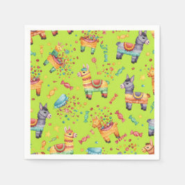 Guardanapo De Papel Piñatas, Candies, e Confetti, de Natasha Us