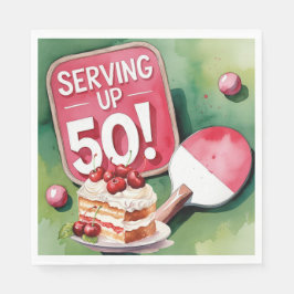 Guardanapo De Papel Ping Pong 50º aniversário,