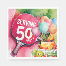 Guardanapo De Papel Ping Pong 50º aniversário,