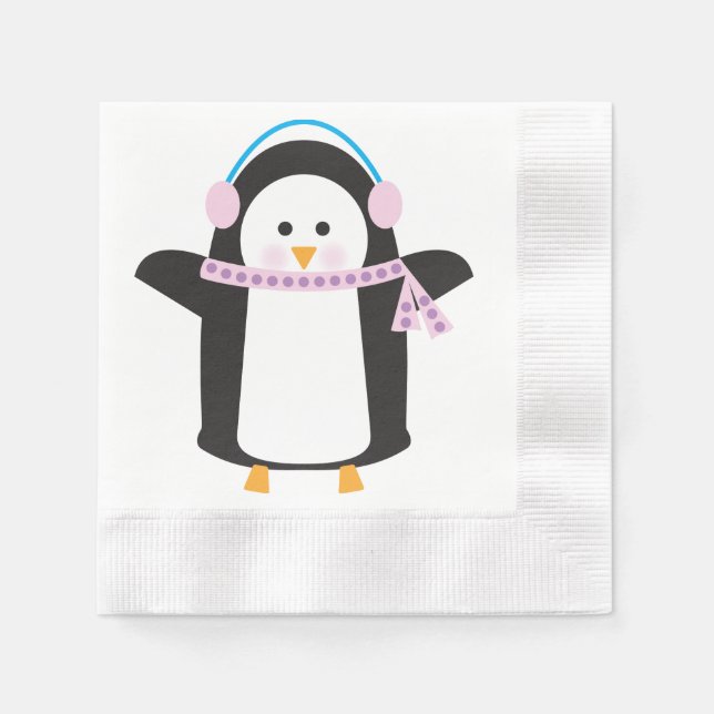 Guardanapo De Papel Pinguim (Frente)