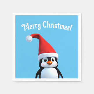 Guardanapo De Papel Pinguim bebê de Natal