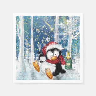 Guardanapo De Papel Pinguim de Natal Napkins
