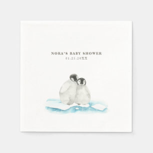 Guardanapo De Papel Pinguins Cujos Pinguins de inverno Ártico