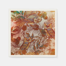 Pinheiro verde-laranja azul-rústico da vintagem de