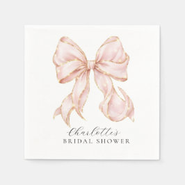 Guardanapo De Papel Pink Bow 