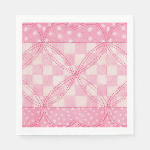 Guardanapo De Papel PINK CORAÇÃO SUJEITA A PINK Papel-Pata Padrão