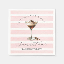 Guardanapo De Papel Pink Martinis e Matrimony Cocktail