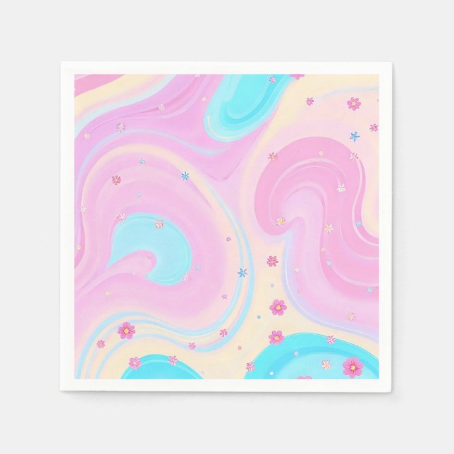 Guardanapo De Papel pink napkins (Frente)