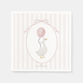 Guardanapo De Papel Pink One Bobo Goose Napkins