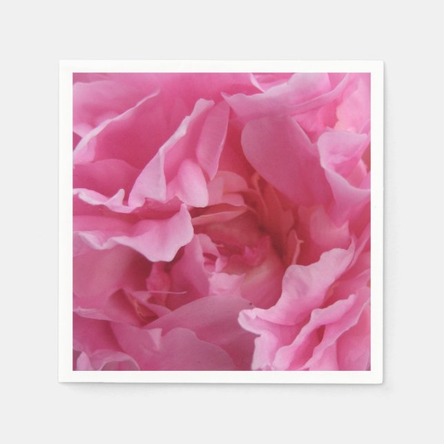 Guardanapo De Papel Pink Peony Standard Cocktail Napkins (Frente)