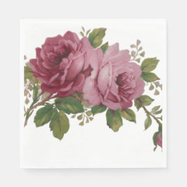 Guardanapo de papel Pink Rose Elegance
