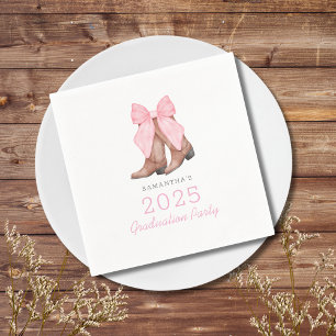 Guardanapo De Papel Pink Western 2025 Graduação