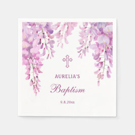 Guardanapo De Papel Pink Wisteria Baptism