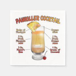 Guardanapo De Papel PINKILLER Cocktail Recebe Arte