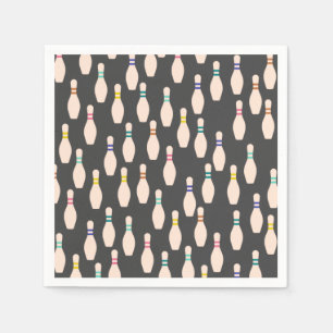Guardanapo De Papel Pins de Boliche bonitos Papel Nápoles