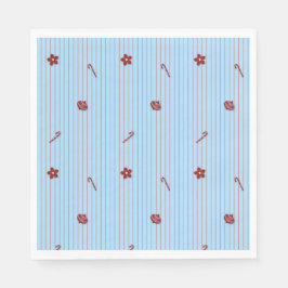 Guardanapo De Papel Pinstripe de Natal pré-pago