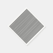 Pinstripe fina branca e preto