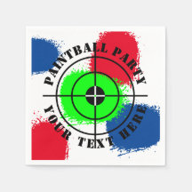 Pintball com Festa de aniversário de pintura perso