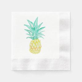Guardanapo De Papel Pintura de Abacaxi Napkins Tropical