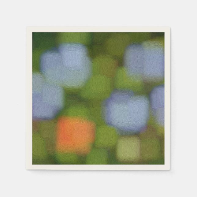 Guardanapo De Papel Pintura de Abstrato multicores (Frente)