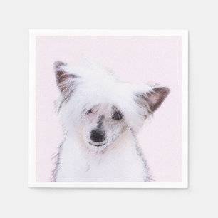 Guardanapo De Papel Pintura em pó chinesa - Arte canina