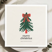 Pintura Moderna Feliz Natal Árvore Feriado 