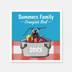 Guardanapo De Papel Piquenique anual do Partido da Família Boil