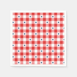 Guardanapo De Papel Piquenique Patriótico de Verão