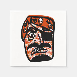 Guardanapo De Papel Pirata Clássica do Halloween