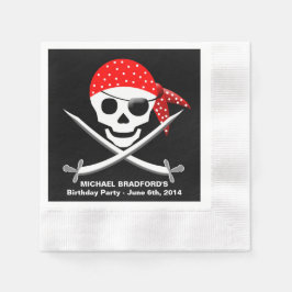 GUARDANAPO DE PAPEL PIRATE PARTY PAPKINS (50 POR EMBALAGEM)