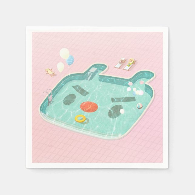 Guardanapo De Papel Piscina (Frente)