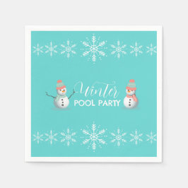 Guardanapo De Papel Piscina de inverno
