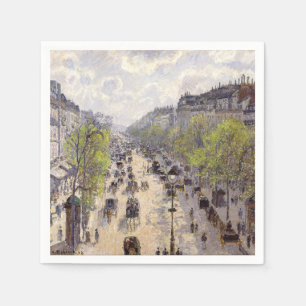 Guardanapo De Papel Pissarro - Boulevard Montmartre, Primavera