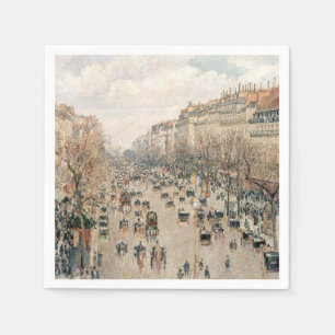 Guardanapo De Papel Pissarro - Boulevard Montmartre, Tarde Sun