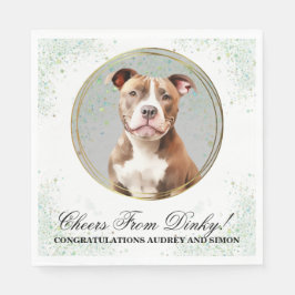 Guardanapo De Papel Pitbull Wedding Napkins Com Cães Foto