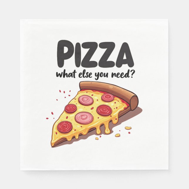 Guardanapo De Papel Pizza (Frente)