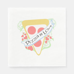 Guardanapo De Papel Pizza é Amor