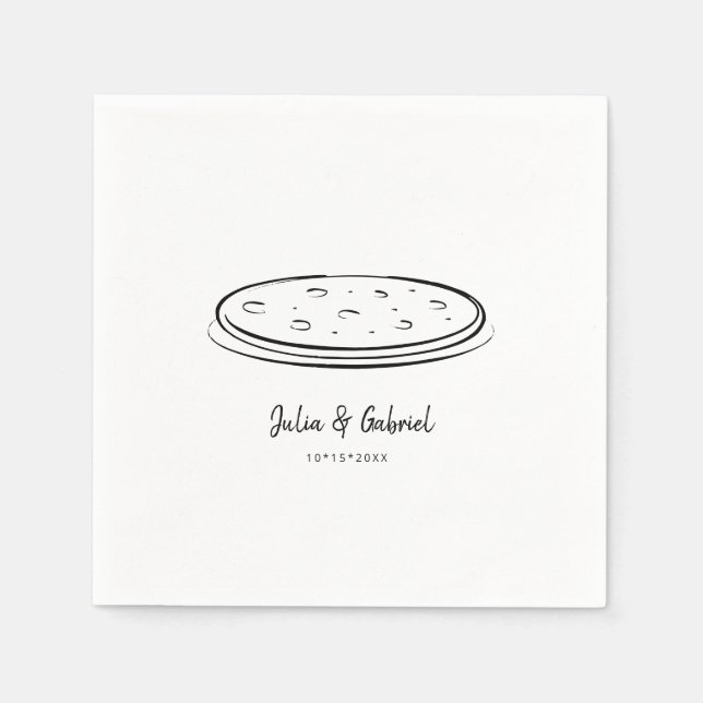 Guardanapo De Papel Pizza Napkin (Frente)