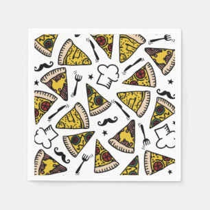 Guardanapo De Papel Pizza Party Patterna Plate