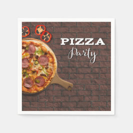 Guardanapo De Papel Pizza Party Supreme