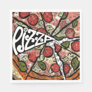 Guardanapo De Papel Pizza Pie