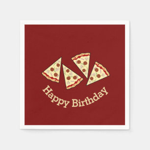 Guardanapo De Papel Pizza Slices Design