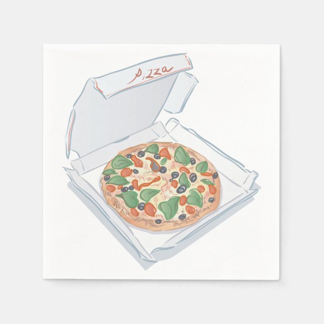 Guardanapo De Papel Pizzaria (Frente)