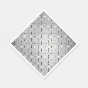 Guardanapo De Papel Placa de metal de diamante